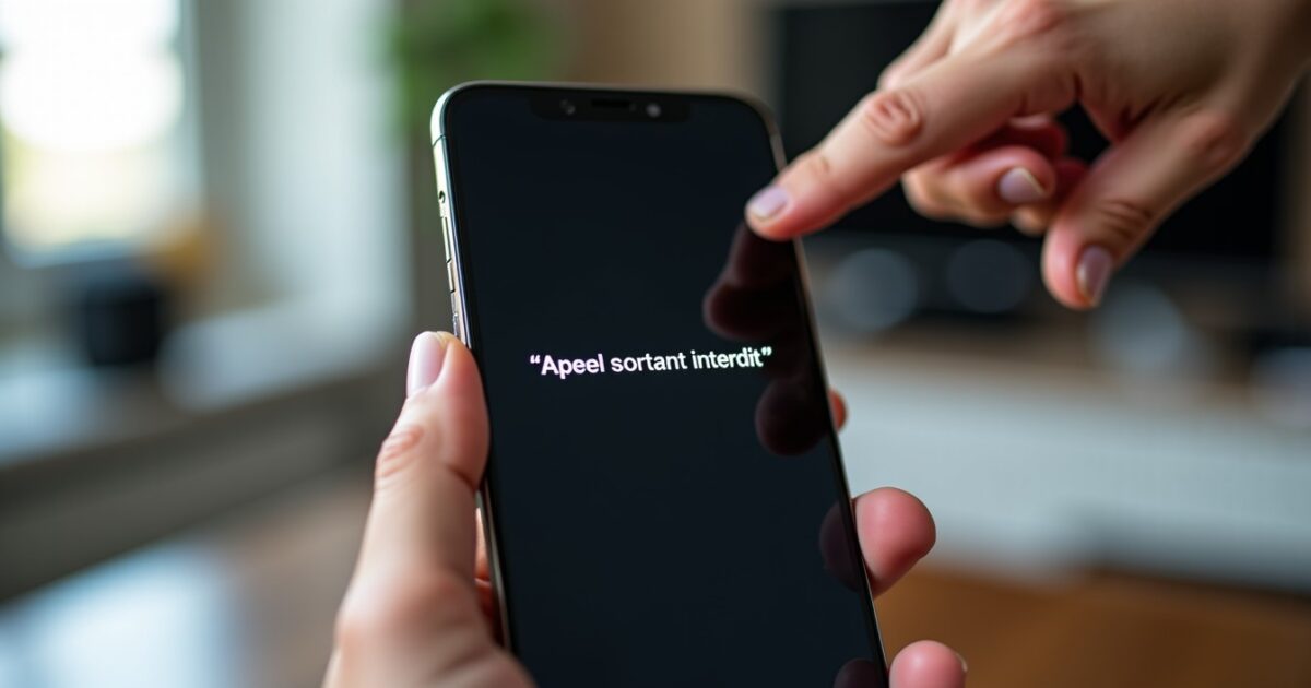Téléphone affiche « Appel sortant interdit » : les solutions à adopter